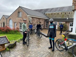Groepsfoto tijdens pauze